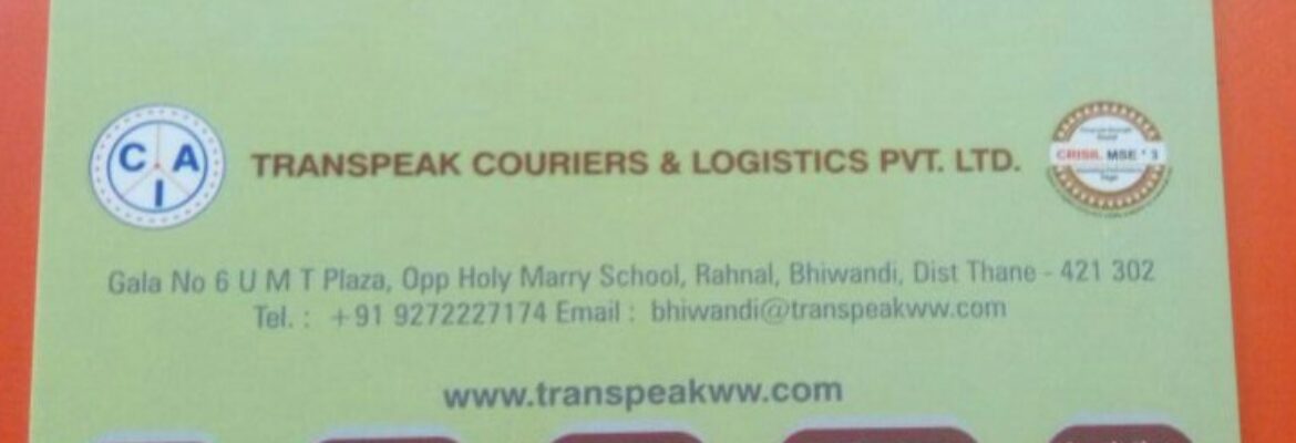 Transpeak Couriers & Logistics Pvt.Ltd